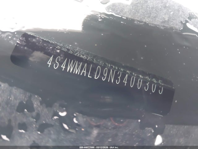 44577890 :رقم المزاد ، 4S4WMALD9N3400305 vin ، 2022 Subaru Ascent Limited مزاد بيع