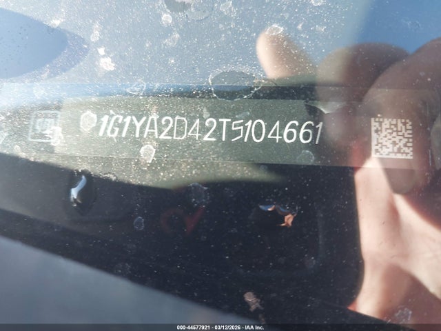 2026 Chevrolet Corvette Stingray , 1lt, Rwd მანქანა იყიდება აუქციონზე, vin: 1G1YA2D42T5104661, აუქციონის ნომერი: 44577921