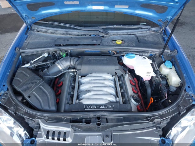 2008 AUDI S4 WUARL48H38K900104 Photo 9