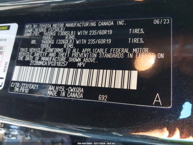 2023 LEXUS RX 350H 2T2BBMCA1PC018257 Photo 8