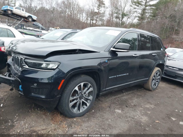2023 Jeep Grand Cherokee 4xe Overland მანქანა იყიდება აუქციონზე, vin: 1C4RJYD66P8836974, აუქციონის ნომერი: 44578137