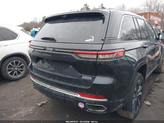 2023 Jeep Grand Cherokee 4xe Overland მანქანა იყიდება აუქციონზე, vin: 1C4RJYD66P8836974, აუქციონის ნომერი: 44578137