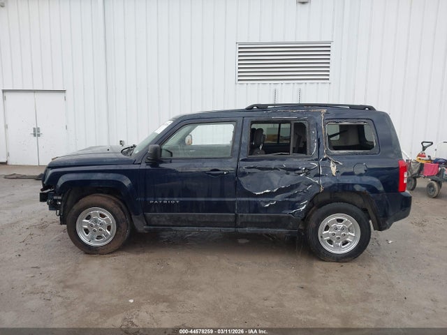 2016 Jeep Patriot Sport მანქანა იყიდება აუქციონზე, vin: 1C4NJPBA9GD760299, აუქციონის ნომერი: 44578259