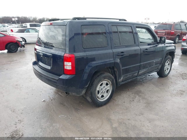 2016 Jeep Patriot Sport მანქანა იყიდება აუქციონზე, vin: 1C4NJPBA9GD760299, აუქციონის ნომერი: 44578259
