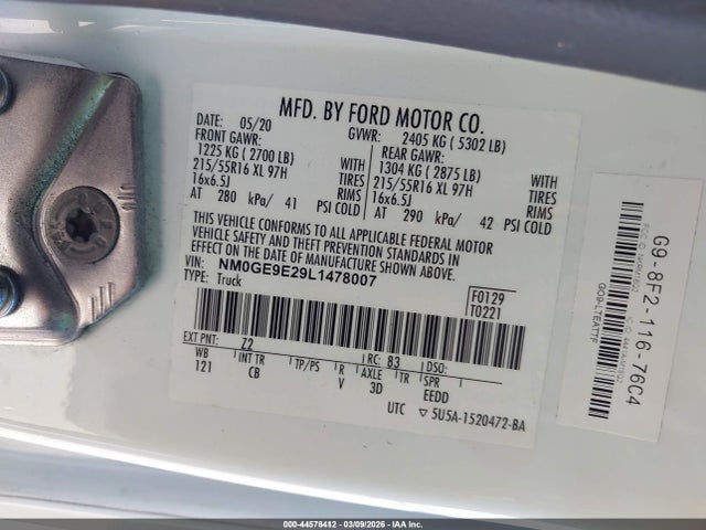 NM0GE9E29L1478007 Ford Transit Connect Xl Passenger