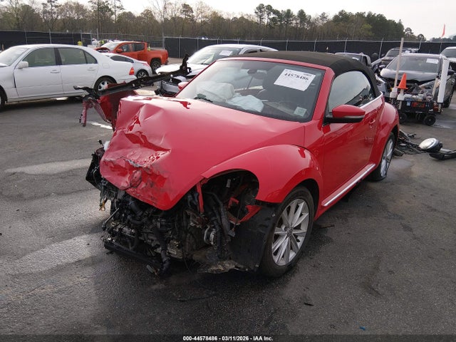 2018 Volkswagen Beetle 2.0t Coast/2.0t S/2.0t Se მანქანა იყიდება აუქციონზე, vin: 3VW5DAAT8JM504848, აუქციონის ნომერი: 44578486