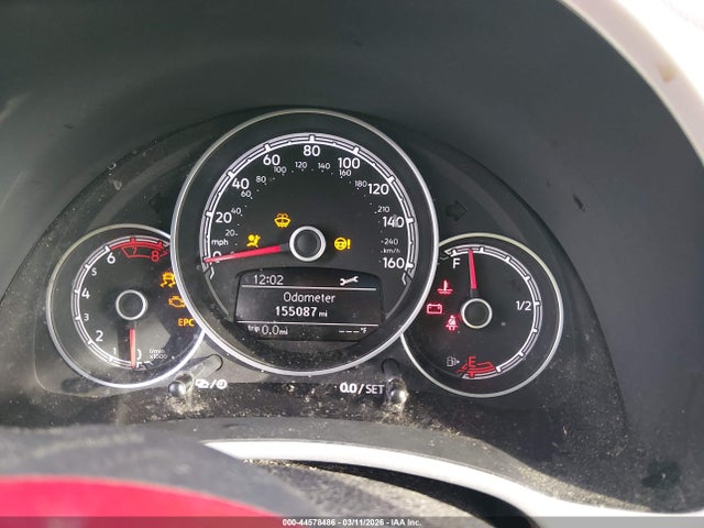 2018 Volkswagen Beetle 2.0t Coast/2.0t S/2.0t Se მანქანა იყიდება აუქციონზე, vin: 3VW5DAAT8JM504848, აუქციონის ნომერი: 44578486