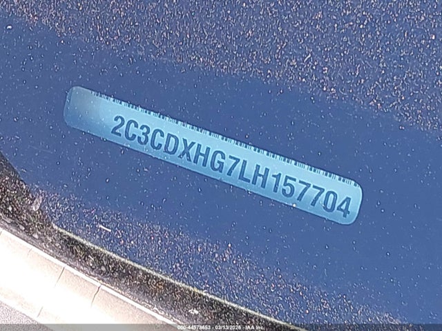 Продажа на аукционе авто 2020 Dodge Charger Gt Rwd, vin: 2C3CDXHG7LH157704, номер лота: 44578653