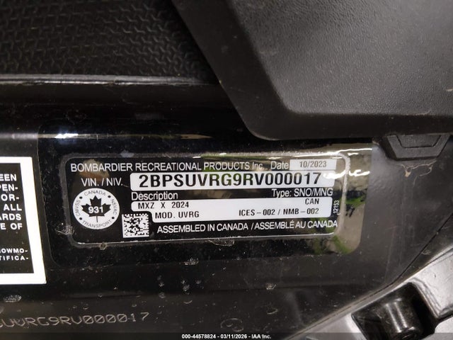 Ski Doo Other 2024 2BPSUVRG9RV000017 Image 9