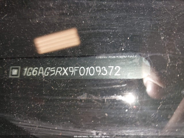 44578863 :رقم المزاد ، 1G6AG5RX9F0109372 vin ، 2015 Cadillac Ats Standard مزاد بيع