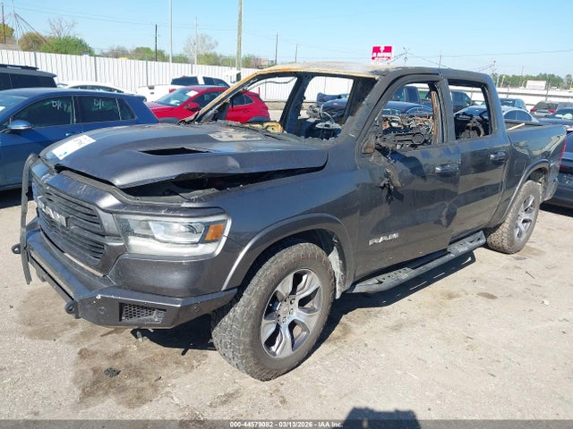 44579082 :رقم المزاد ، 1C6SRFJT5KN653107 vin ، 2019 Ram 1500 Laramie  4x4 5'7 Box مزاد بيع