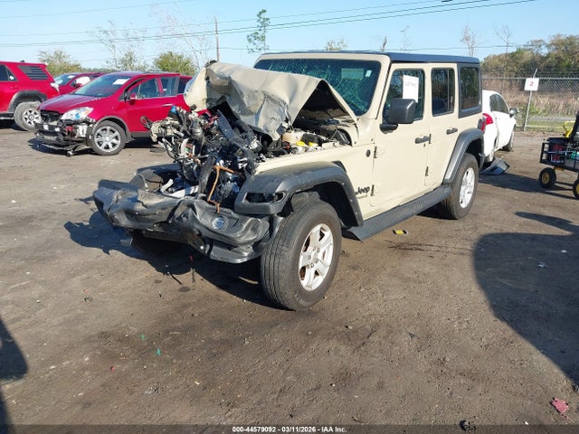 2022 Jeep Wrangler Unlimited Sport S 4x4 მანქანა იყიდება აუქციონზე, vin: 1C4HJXDM6NW280274, აუქციონის ნომერი: 44579092