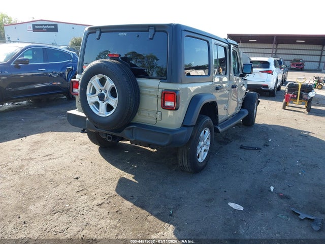 2022 Jeep Wrangler Unlimited Sport S 4x4 მანქანა იყიდება აუქციონზე, vin: 1C4HJXDM6NW280274, აუქციონის ნომერი: 44579092