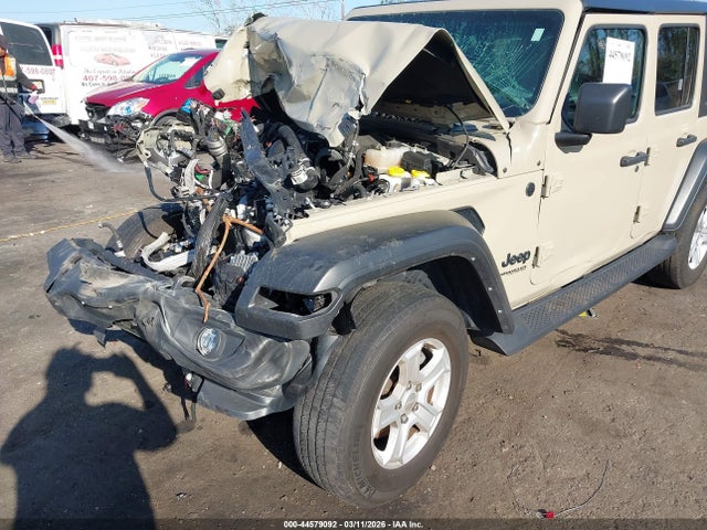 2022 Jeep Wrangler Unlimited Sport S 4x4 მანქანა იყიდება აუქციონზე, vin: 1C4HJXDM6NW280274, აუქციონის ნომერი: 44579092