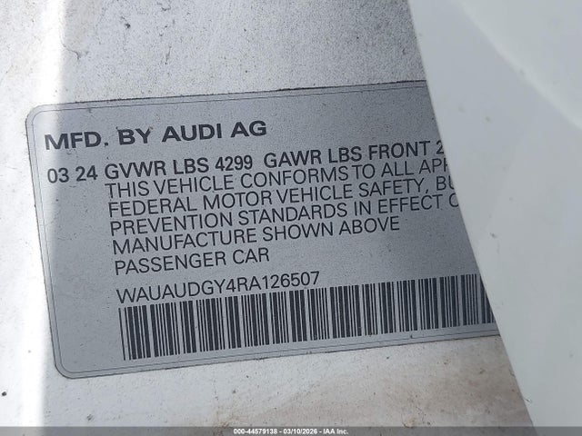 2024 AUDI A3 WAUAUDGY4RA126507 Photo 8