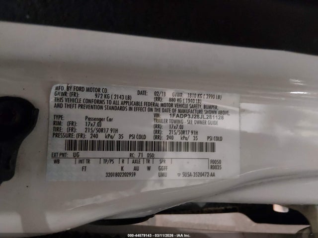 Ford Focus Titanium 2018 1FADP3J28JL281128 Image 9