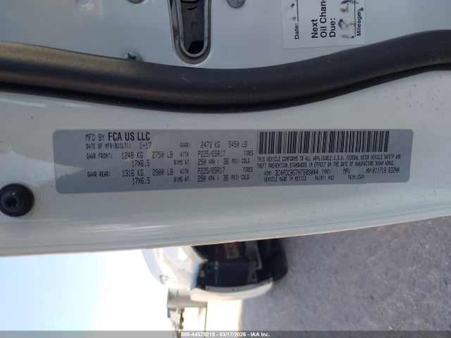 2017 DODGE JOURNEY 3C4PDCBG7HT589044 Photo 8