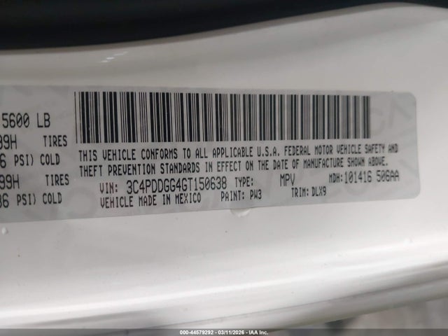 Dodge Journey Crossroad Plus 2016 3C4PDDGG4GT150638 Image 9