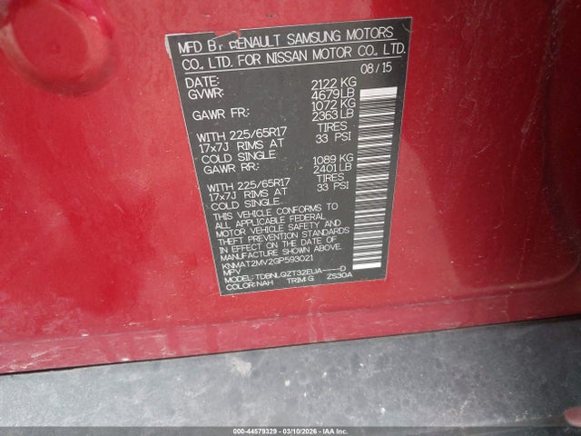 2016 NISSAN ROGUE KNMAT2MV2GP593021 Photo 8