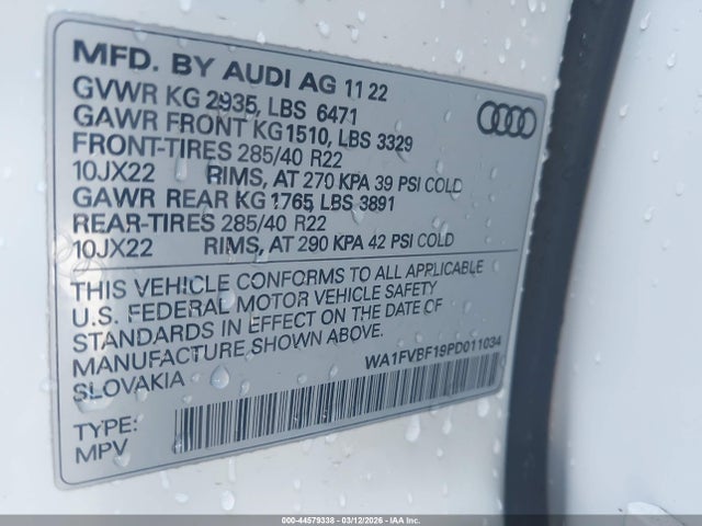 2023 AUDI Q8 WA1FVBF19PD011034 Photo 8