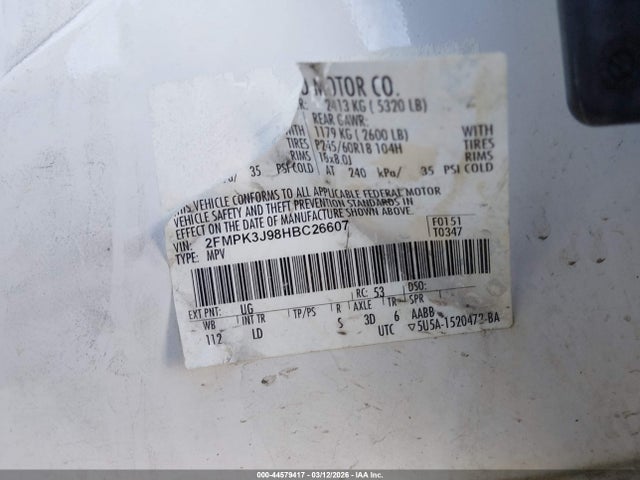 2017 FORD EDGE 2FMPK3J98HBC26607 Photo 8