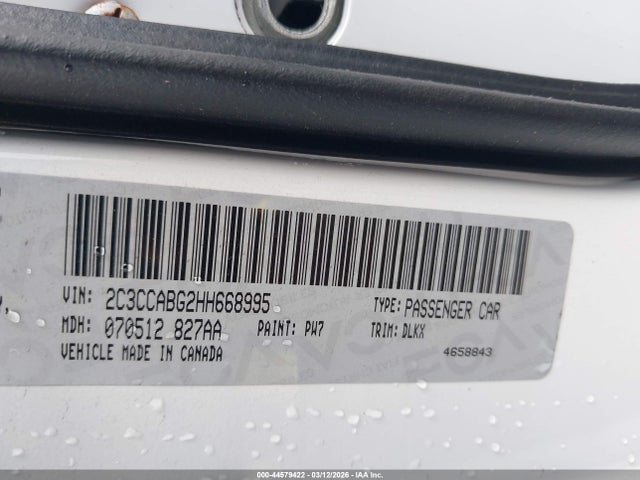 Продаж на аукціоні авто 2017 Chrysler 300 300s Alloy Edition, vin: 2C3CCABG2HH668995, номер лоту: 44579422