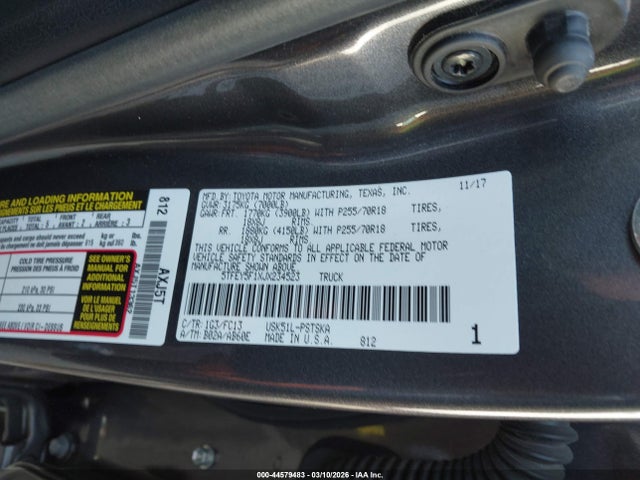 5TFEY5F1XJX234523 Toyota Tundra Sr5 5.7l V8