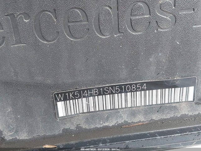 W1K5J4HB1SN510854 Mercedes-Benz Cla 250 Coupe 4matic