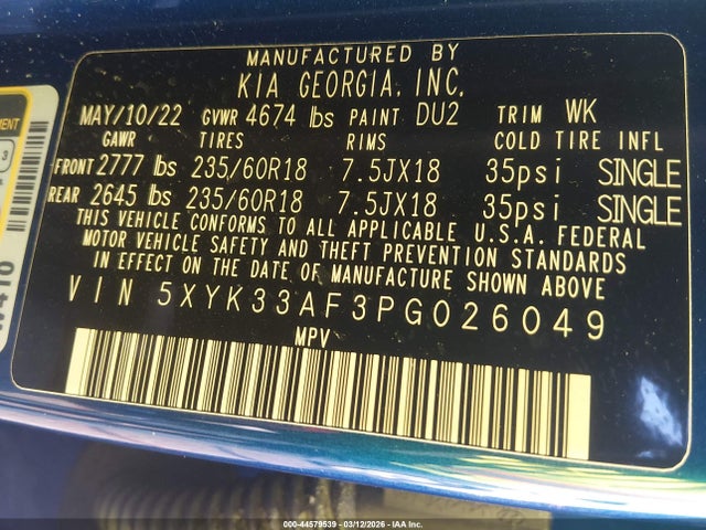 2023 KIA SPORTAGE 5XYK33AF3PG026049 Photo 8