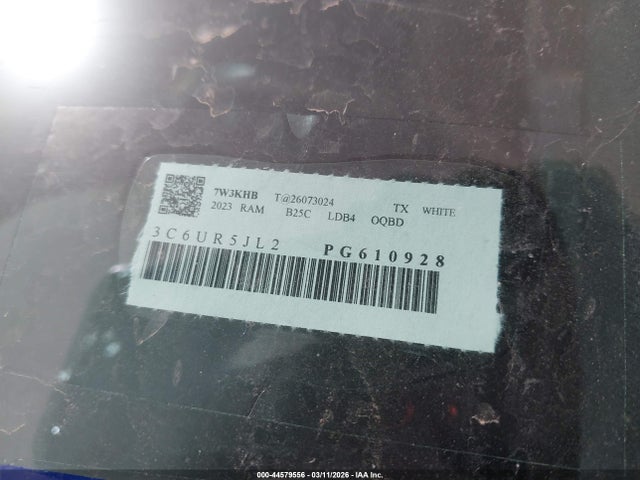 Продаж на аукціоні авто 2023 Ram 2500 Big Horn  4x4 8' Box, vin: 3C6UR5JL2PG610928, номер лоту: 44579556