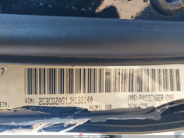 Dodge Challenger Sxt 2018 2C3CDZAG1JH132140 Image 9