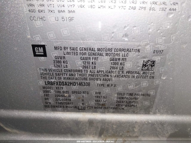 Buick Envision Essence 2017 LRBFXDSA2HD146308 Image 9