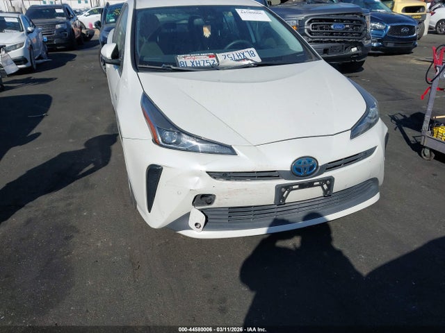 Aukcja sprzedaży 2019 Toyota Prius Le, vin: JTDKARFU7K3078328, numer aukcji: 44580006