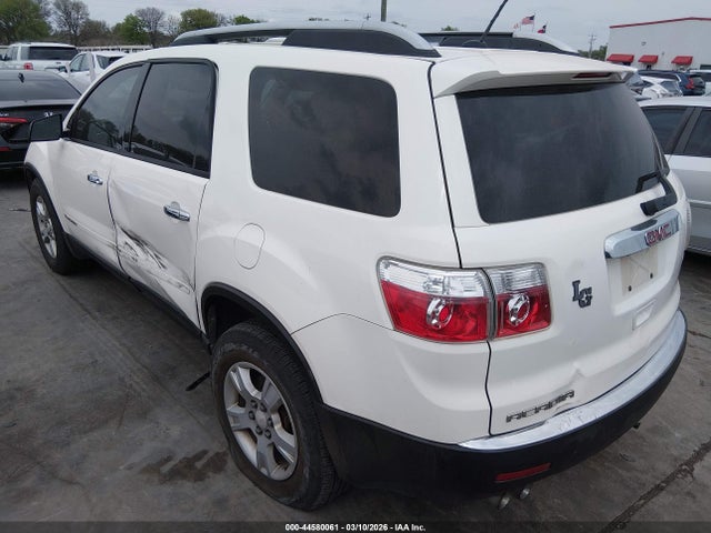 44580061 :رقم المزاد ، 1GKER13747J115316 vin ، 2007 Gmc Acadia Sle-1 مزاد بيع