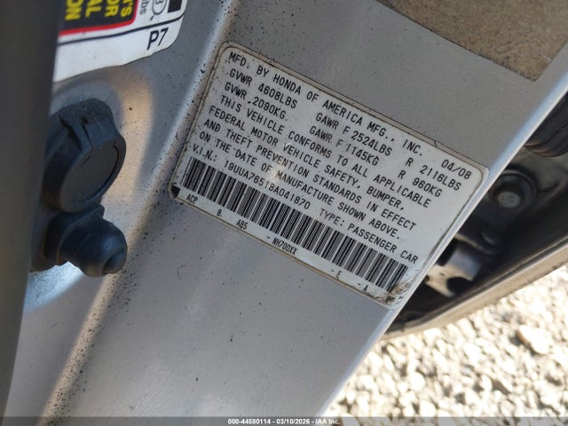 Продажа на аукционе авто 2008 Acura Tl Type S, vin: 19UUA76518A041870, номер лота: 44580114