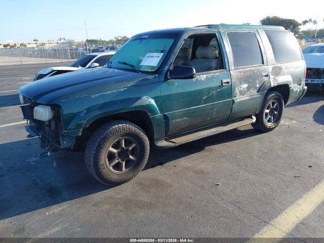 2000 Gmc Yukon Denali მანქანა იყიდება აუქციონზე, vin: 1GKEK63R6YR218498, აუქციონის ნომერი: 44580358