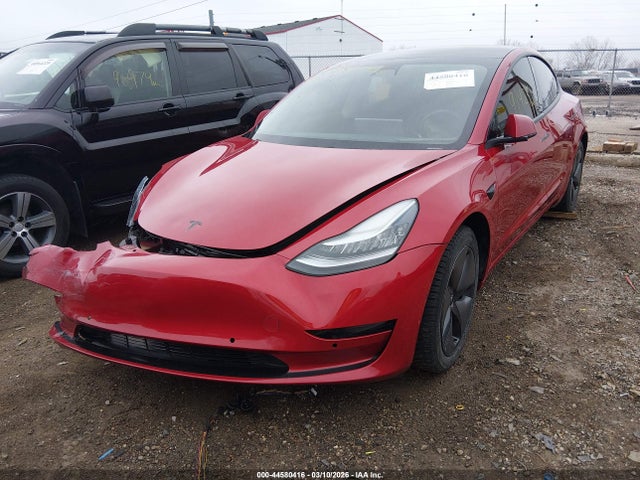 44580416 :رقم المزاد ، 5YJ3E1EB5KF387101 vin ، 2019 Tesla Model 3 Long Range/performance مزاد بيع