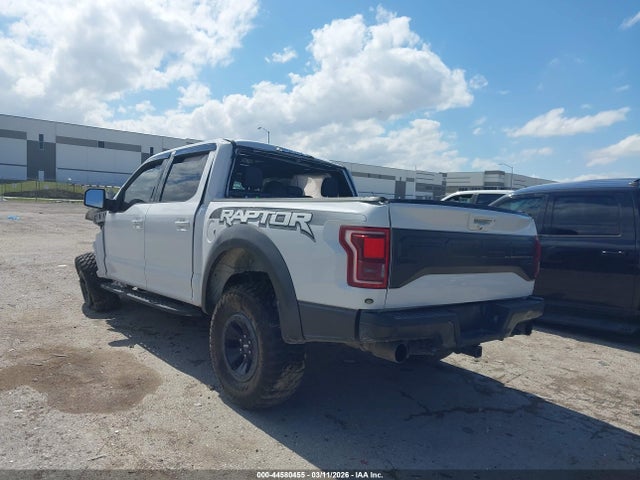 Продаж на аукціоні авто 2018 Ford F-150 Raptor, vin: 1FTFW1RG6JFA56750, номер лоту: 44580455