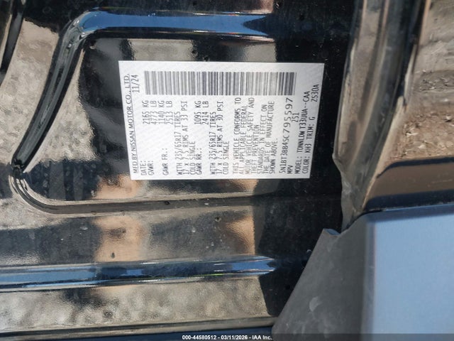 5N1BT3BB4SC795597 Nissan Rogue Rock Creek