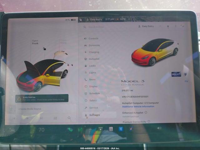 2017 TESLA MODEL 3 5YJ3E1EA1HF001001 Photo 6