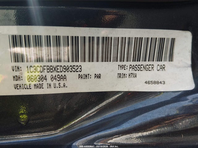 Dodge DART SXT 2014 1C3CDFBBXED903523 Image 9
