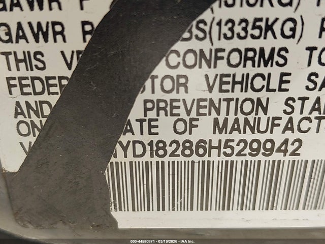 Продажа на аукционе авто 2006 Acura Mdx, vin: 2HNYD18286H529942, номер лота: 44580871