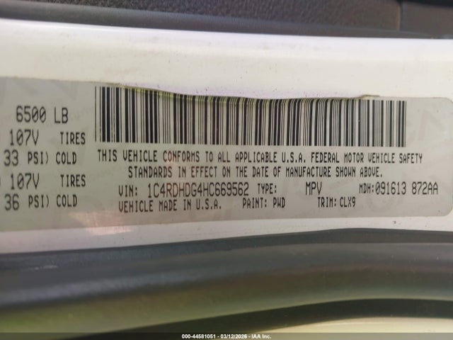 Dodge Durango Gt Rwd 2017 1C4RDHDG4HC669562 Image 9
