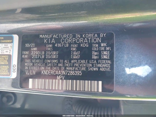 2022 KIA SELTOS KNDERCAA3N7286395 Photo 8