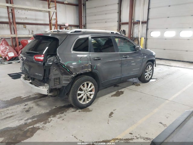 44581112 :رقم المزاد ، 1C4PJMDX8JD522198 vin ، 2018 Jeep Cherokee Limited 4x4 مزاد بيع