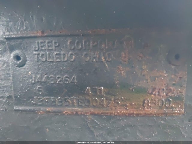 44581209 :رقم المزاد ، 0000J3F835TE30475 vin ، 1973 Jeep Wrangler مزاد بيع