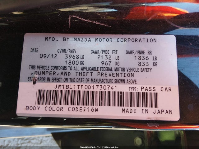 2013 MAZDA MAZDA3 JM1BL1TF0D1730741 Photo 8