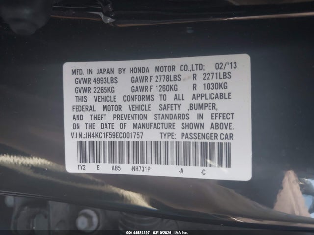 2014 ACURA RLX JH4KC1F59EC001757 Photo 8