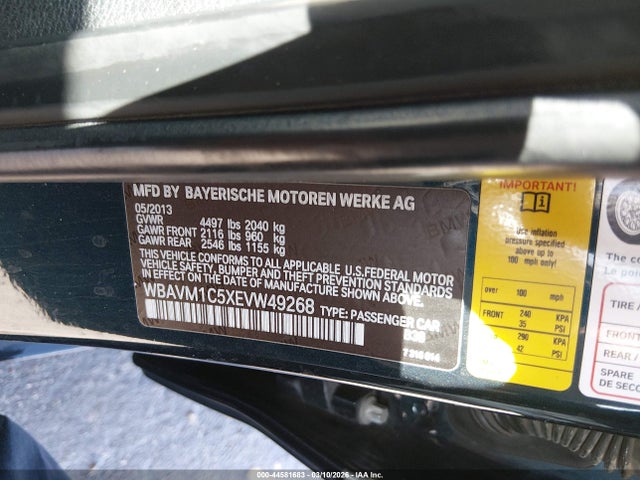 WBAVM1C5XEVW49268 BMW X1 Sdrive28i