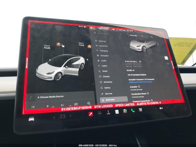 Aukcja sprzedaży 2018 Tesla Model 3 Long Range/performance, vin: 5YJ3E1EB0JF185846, numer aukcji: 44581826